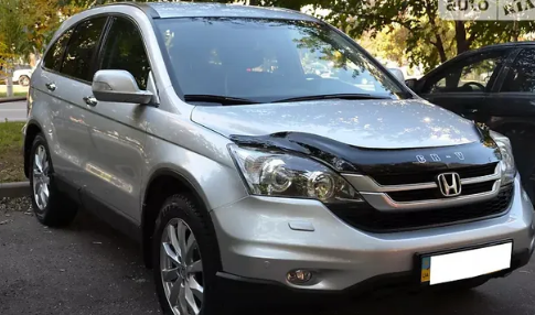 Дефлектор капота (мухобойка) HONDA CR-V с 2009-2012 г.в. (Хонда СР-В) Вип Тюнинг